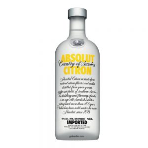 absolut citron 750ml