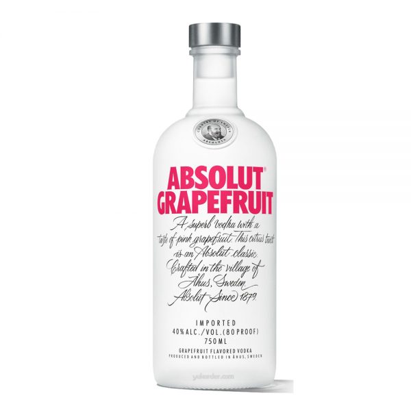 absolut grapefruit 750ml