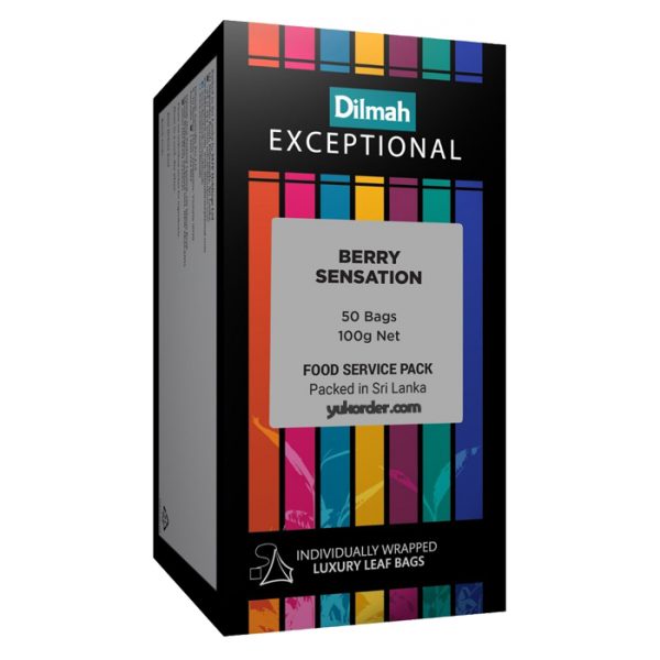 dilmah exceptional berry sensation 50 sachet