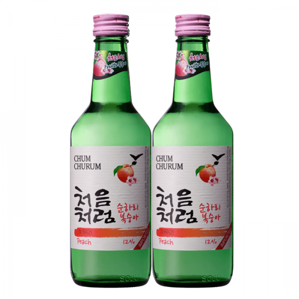 soju chum churum peach 360 ml