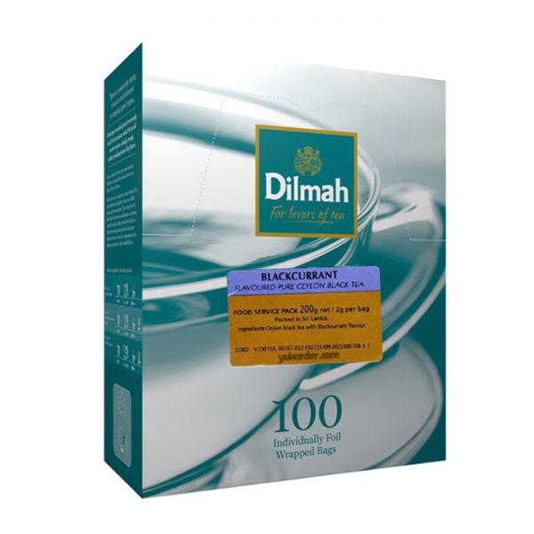 dilmah blackcurrant 100 sachet