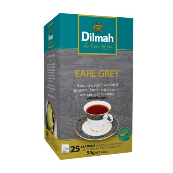 dilmah gourmet earl grey 25 sachet