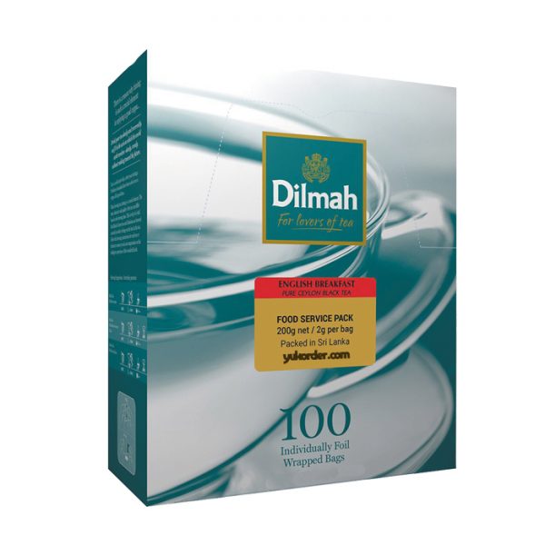 dilmah english breakfast 100 sachet