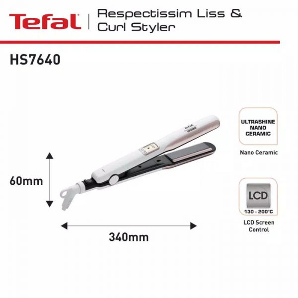 Tefal Styler Respectissim Liss & Curl HS7640 - Image 2