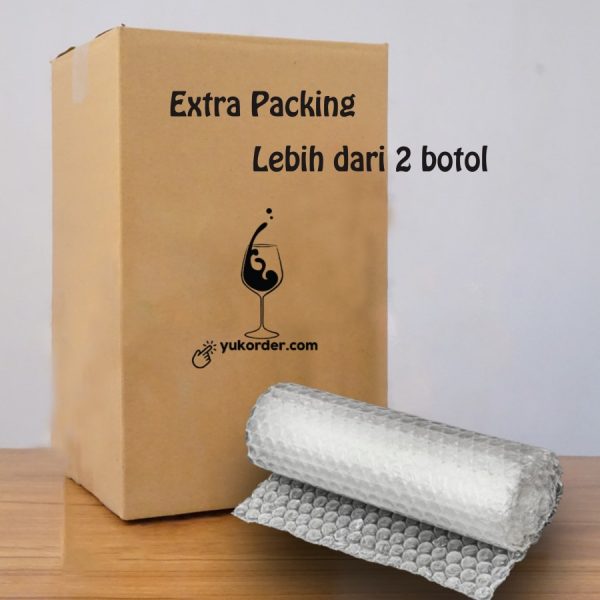 Packing Extra Kardus + Bubble Wrap lebih dari 2 botol - Image 2