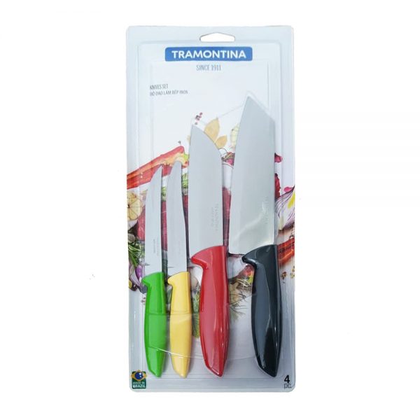 TRAMONTINA - 4 PCS KNIVES SET PLENUS