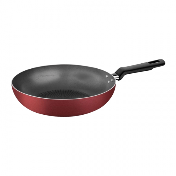 TRAMONTINA - 28 CM DEEP FRYING PAN LORETO RED