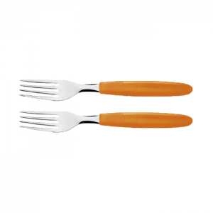 TRAMONTINA - 2 PCS TABLE FORKS SET IPANEMA ORANGE