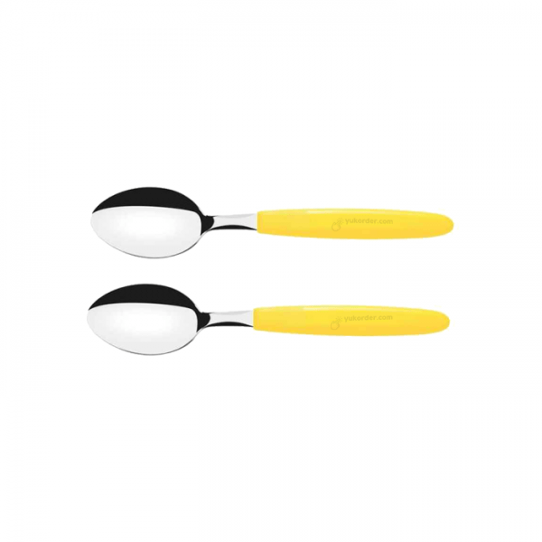 TRAMONTINA - 2 PCS TABLE SPOONS SET IPANEMA YELLOW