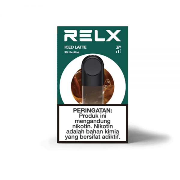 relx pod cotton iced latte