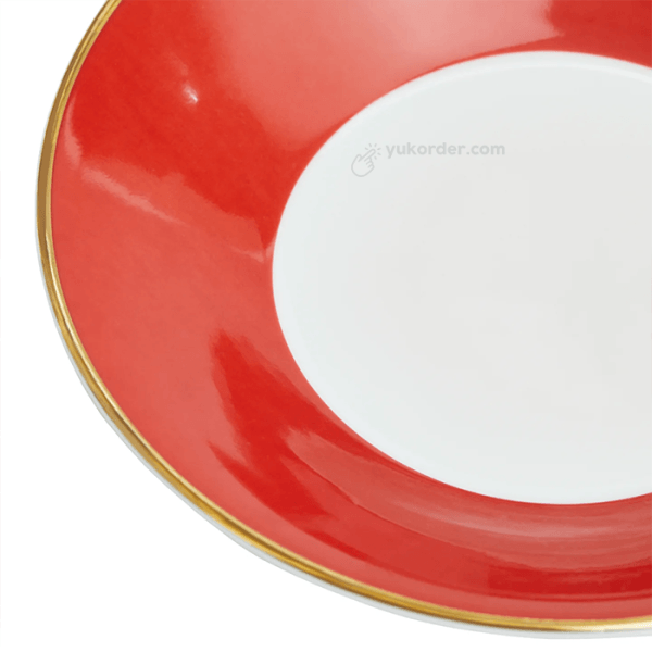 Wedgwood Wonderlust Giftware Crimson Jewel - Tea Cup & Saucer - Image 3