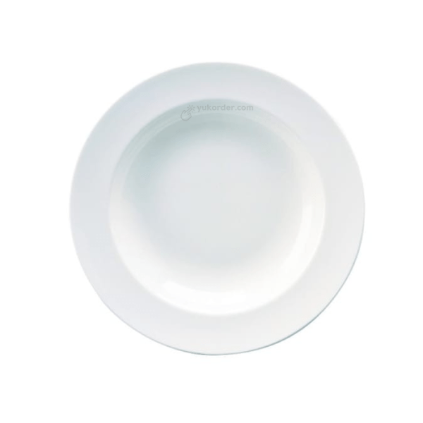 Piring Wedgwood White - Soup Plate 23cm