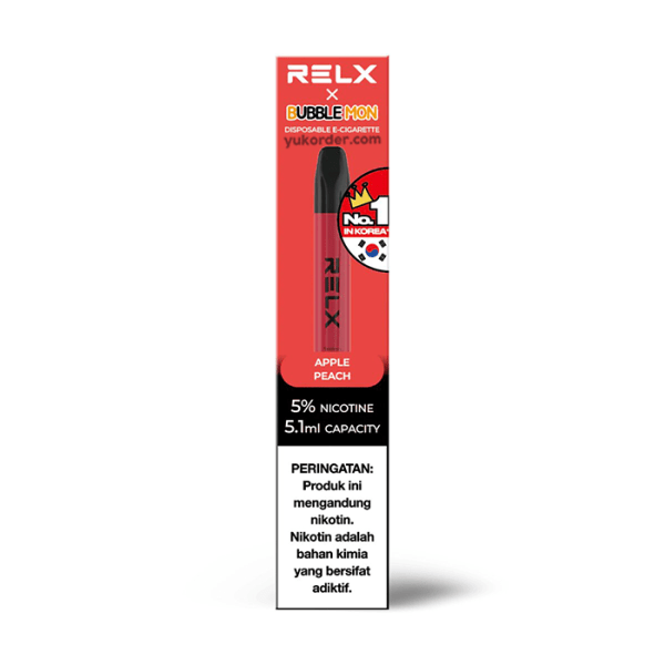 RELX Bubblemon Disposable Pod - Apple Peach 5 ml - Image 2