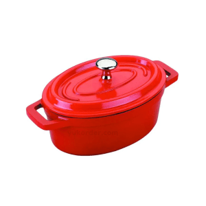 Lacor Casserole Alumunium Oval Warna Merah