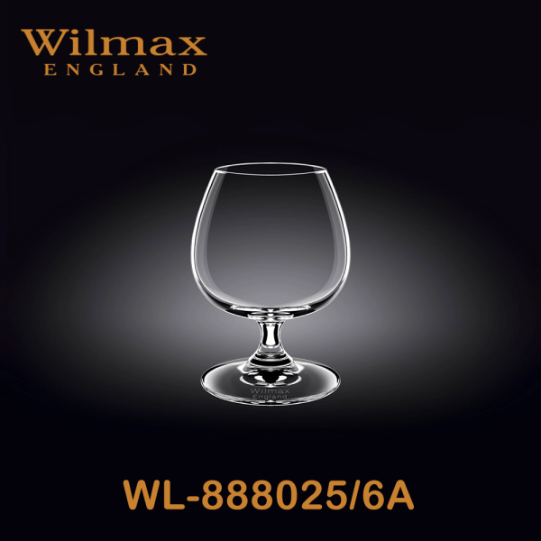 Wilmax Cognac Glass 14 fl oz 410ml Set of 6 IPB | WL-888025/6А