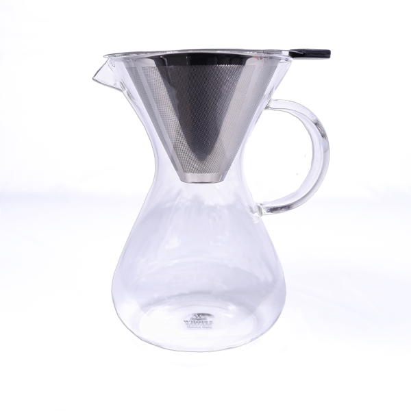 Wilmax Coffee Decanter With Filter 24 fl 0z 700 ml | WL-888853/А - Image 2