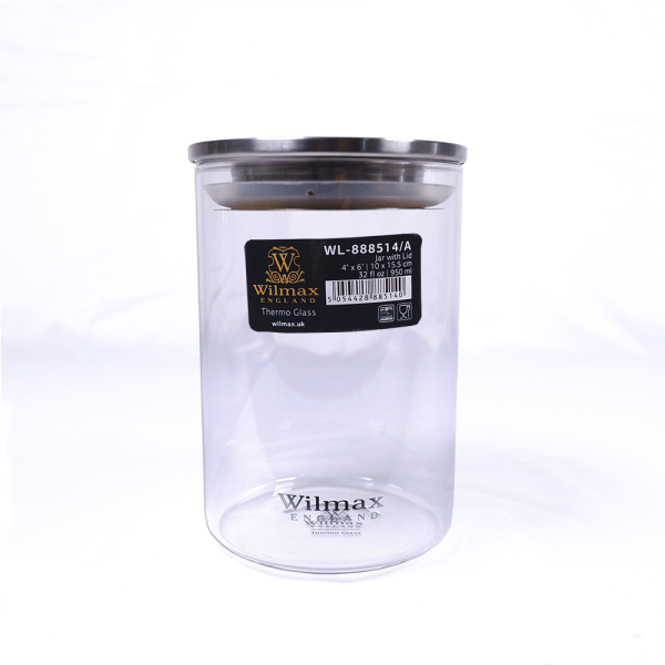 Wilmax Jar with Lid 32 fl oz 950ml | WL-888514/A - Image 3