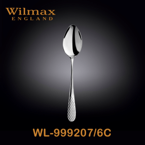 Wilmax Julia Dessert Spoon 19 cm Set of 6 ICB | WL-999207/6C