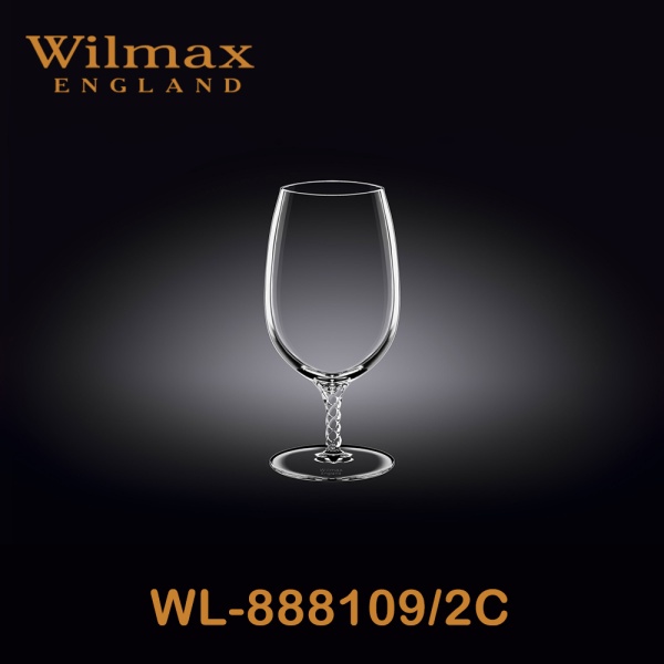 Wilmax Beer/Water Glass 14 fl oz 420ml 2 Set ICB | WL-888109/2C