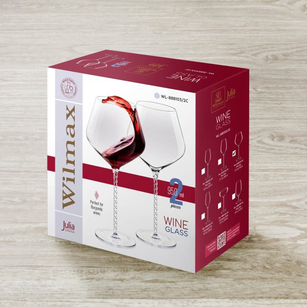 Wilmax Wine Glass 32 fl oz 950ml 2 Set ICB | WL-888103/2C (1 Set Isi 2) - Image 4