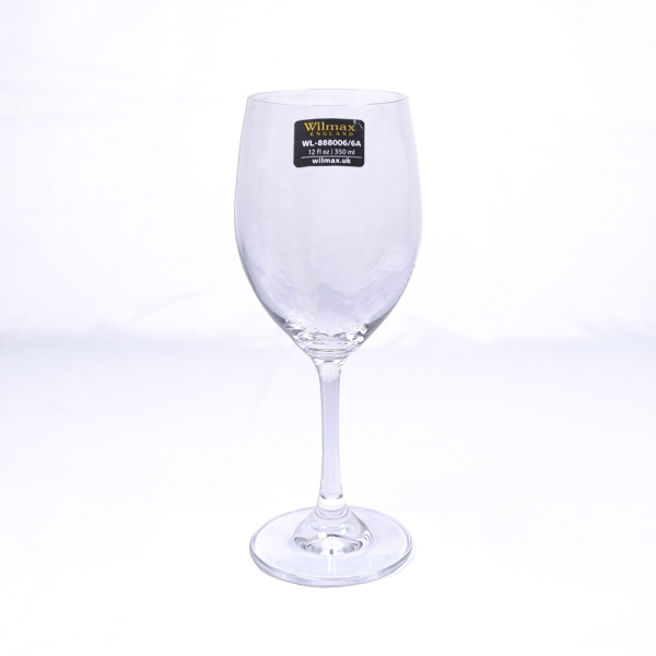 Wilmax Wine Glass 12 fl oz 350ml Set of 6 IwB | WL-888006/6A (1 Set isi 6) - Image 2