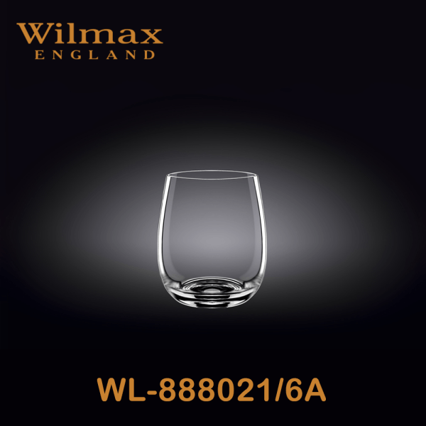 Wilmax Whisky Glass 12 fl oz 370ml Set of 6 IPB | WL-888021/6A