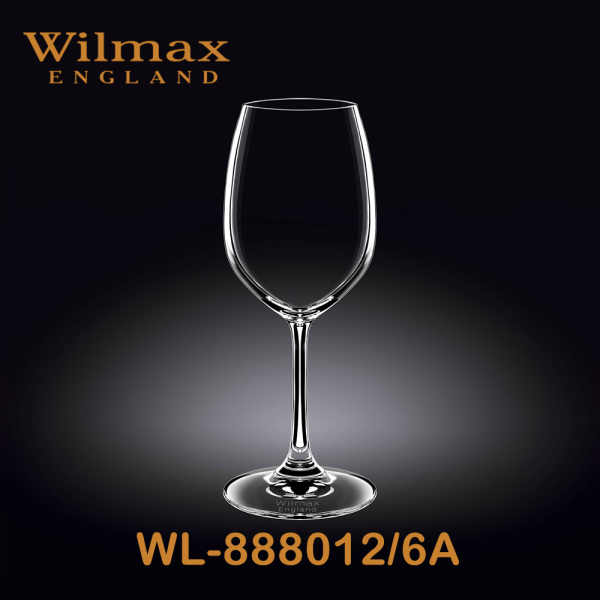 Wilmax Wine Glass 12 fl oz 350ml Set of 6 IPB | WL-888012/6A