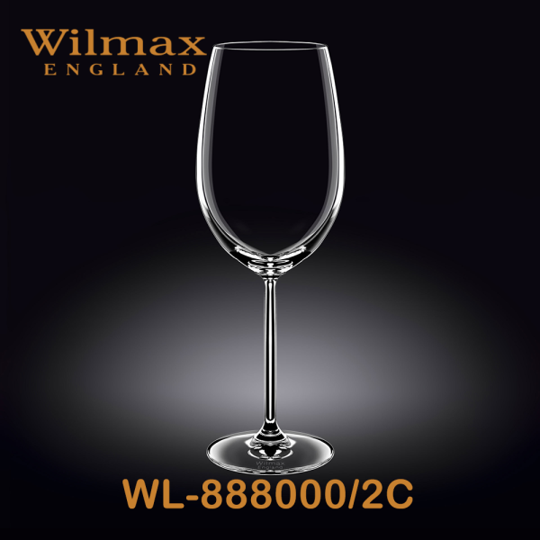 Wilmax Wine Glass 26 fl oz 770ml Set of 2 ICB | WL-888000/2C (1 Set isi 2)