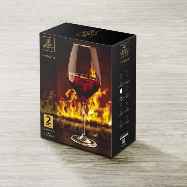 Wilmax Wine Glass 27 fl oz 790ml Set of 2 ICB | WL-888044/2C (1 Set isi 2) - Image 4