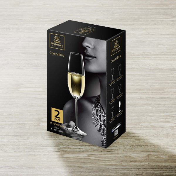 Wilmax Champagne Flute 8 fl oz 230ml 2 Set ICB | WL-888005/2C (1 Set Isi 2) - Image 4