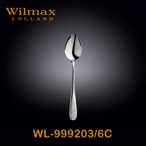 Wilmax Julia Teaspoon (Cup) 14cm Set of 6pcs IGB | WL‑999203/6C