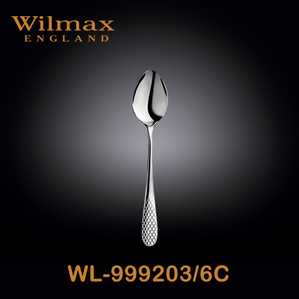 Wilmax Julia Teaspoon (Cup) 14cm Set of 6pcs IGB | WL‑999203/6C