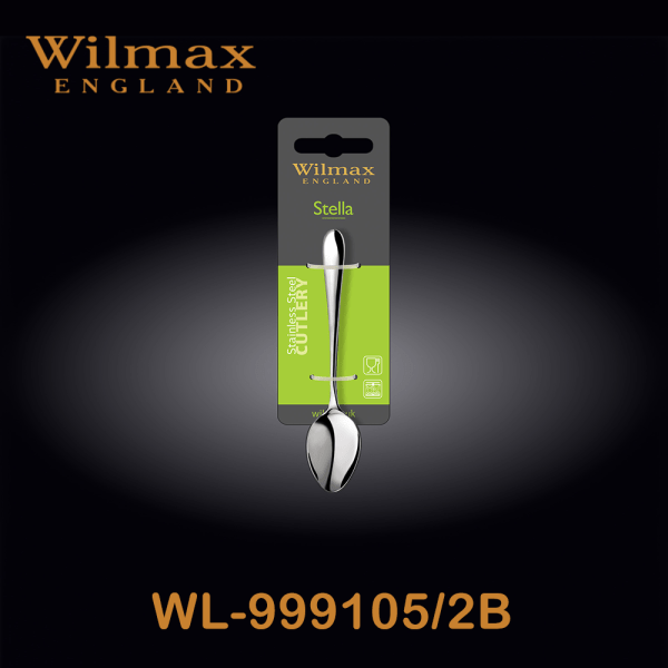 Wilmax Stella Coffee Spoon 11.5cm 2pcs OBP | WL‑999105/2B