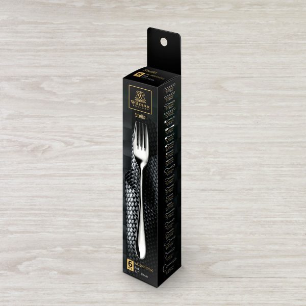 Wilmax Stella Dessert Fork 19cm 2pcs OBP | WL‑999107/2B (1 SET ISI 2) - Image 3