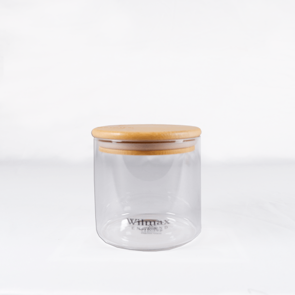 Wilmax Jar/Stoples With Bamboo Lid 20 fl oz 600ml | WL-888502 - Image 2