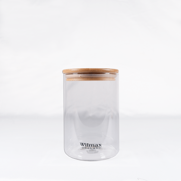 Wilmax Jar/Stoples With Bamboo Lid 32 fl oz 950ml | WL-888504/A - Image 2