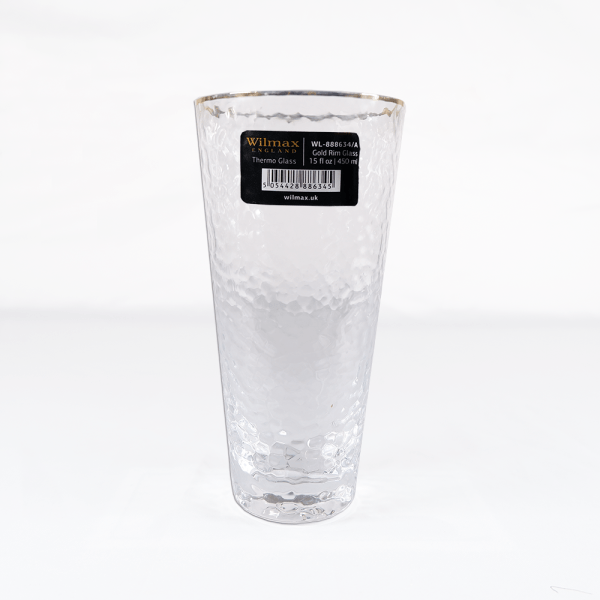 Wilmax Gold Rim Glass 15 fl oz 450ml | WL-888634/A - Image 3