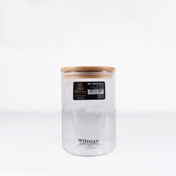 Wilmax Jar/Stoples With Bamboo Lid 32 fl oz 950ml | WL-888504/A - Image 3