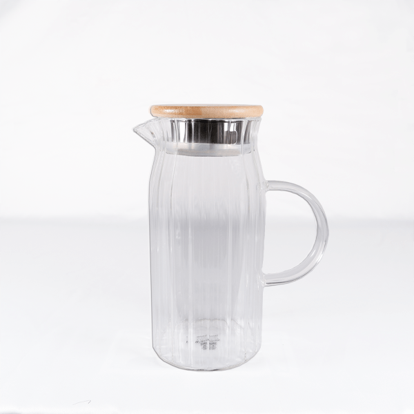 Wilmax Jug/Teko With Bambo Lid 34 fl oz 1000ml | WL-888217/A - Image 3