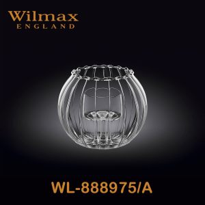 Wilmax Candle Holder/Tempat Lilin For 1 Tealight 10x8cm | WL-888975/A