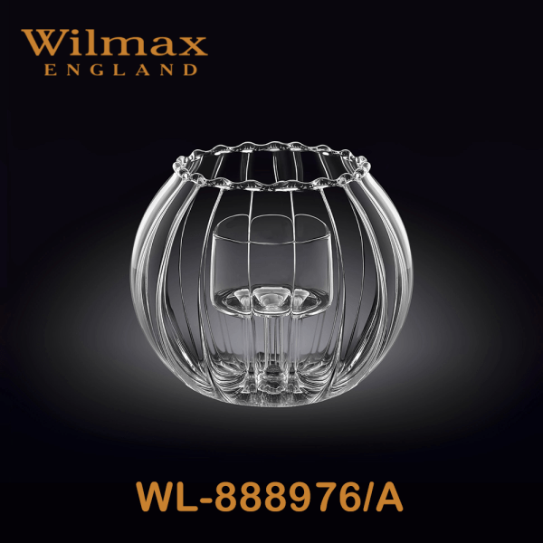 Wilmax Candle Holder/Tempat Lilin For 1 Tealight 12x10cm | WL-888976/A