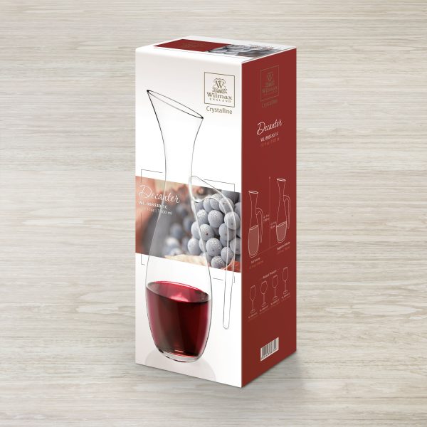 Wilmax Decanter 50 fl oz 1500ml ICB | WL-888330/1C - Image 2