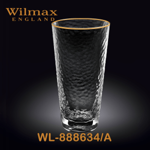 Wilmax Gold Rim Glass 15 fl oz 450ml | WL-888634/A