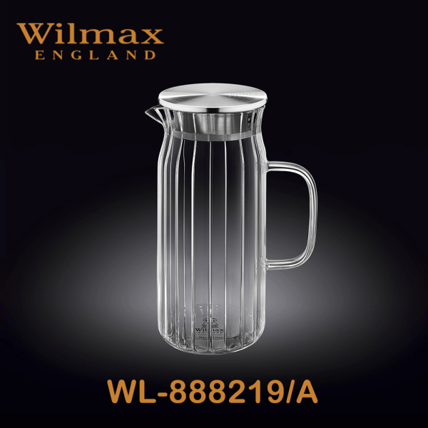 Wilmax Jug/Teko With Stainless Steel Lid 34 fl oz 1000ml | WL-888219/A