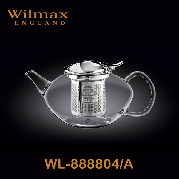 Wilmax Tea Pot/Teko Teh With Stainless Steel Infuser 22 fl oz 650ml | WL-888804