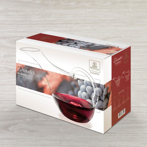 Wilmax Decanter 50 fl oz 1500ml ICB | WL-888342/1C - Image 2