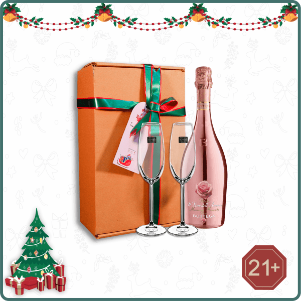 Paket Natal/Hampers Natal - Bottega Sparkling Wine - Image 2