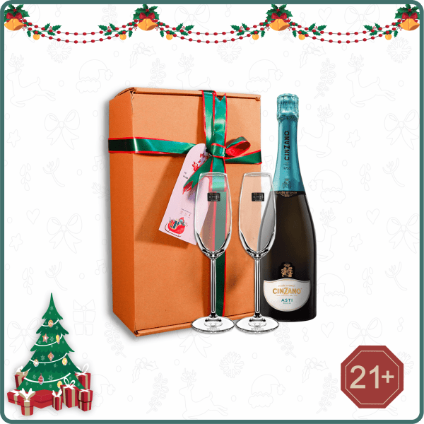 Paket Natal/Hampers Natal Sparkling Wine - Cinzano 750ml