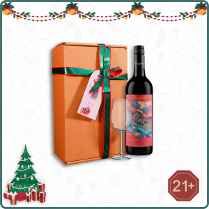 Paket Natal/Hampers Natal Wine - Dragonfly Wine 750 ml