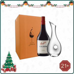 - 1 botol Penfolds Wine - 1 Gelas Wine/ Decanter Wine